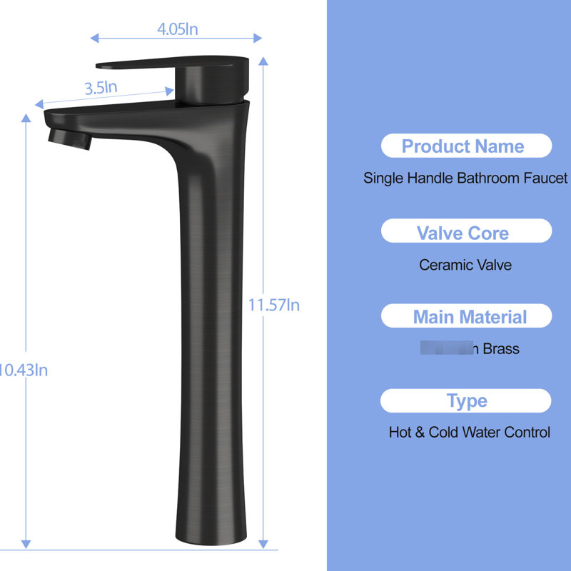 26ee88984 Single-Hole Single Bathroom Faucet