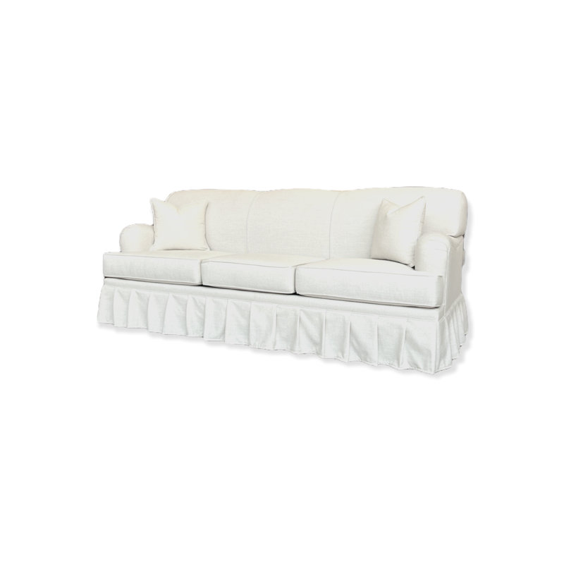 Renuka 84'' Upholstered Sofa, 84", Penelope Golden, Black