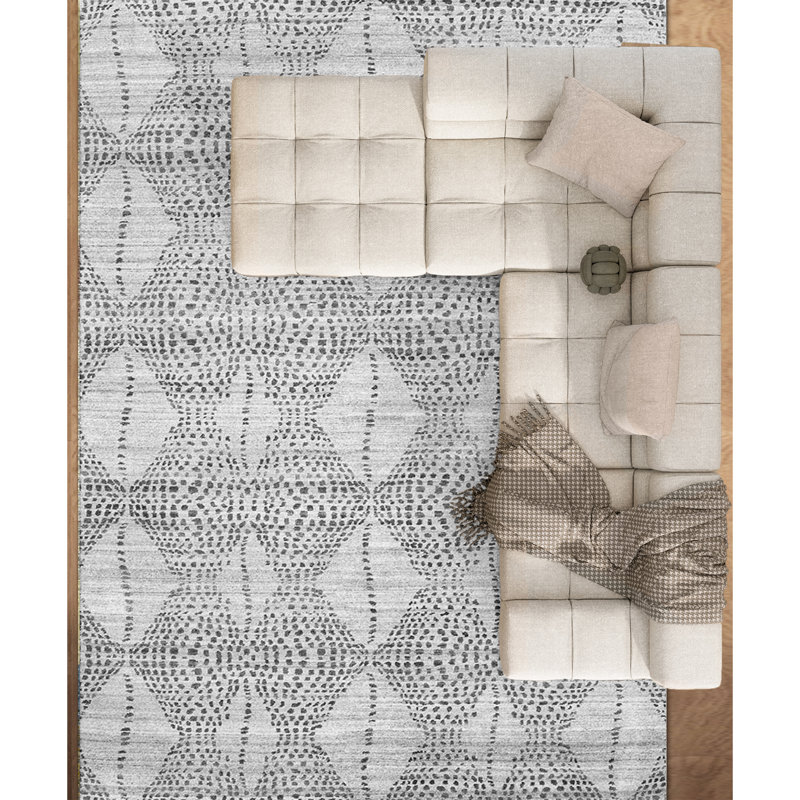 Geometric Area Rug, Rectangle 2' x 3'
