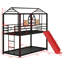 Lit superposé avec glissade en métal-2113217044