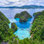 Lac Margaretang Kayangan, île Coron par R.M. Nunes - Photographie sur toile tendue