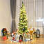 Sapin de Noël artificiel vert élancé-1504124143