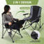 Chaise berçante pliante surdimensionnée et pliante avec porte-gobelet-778128956