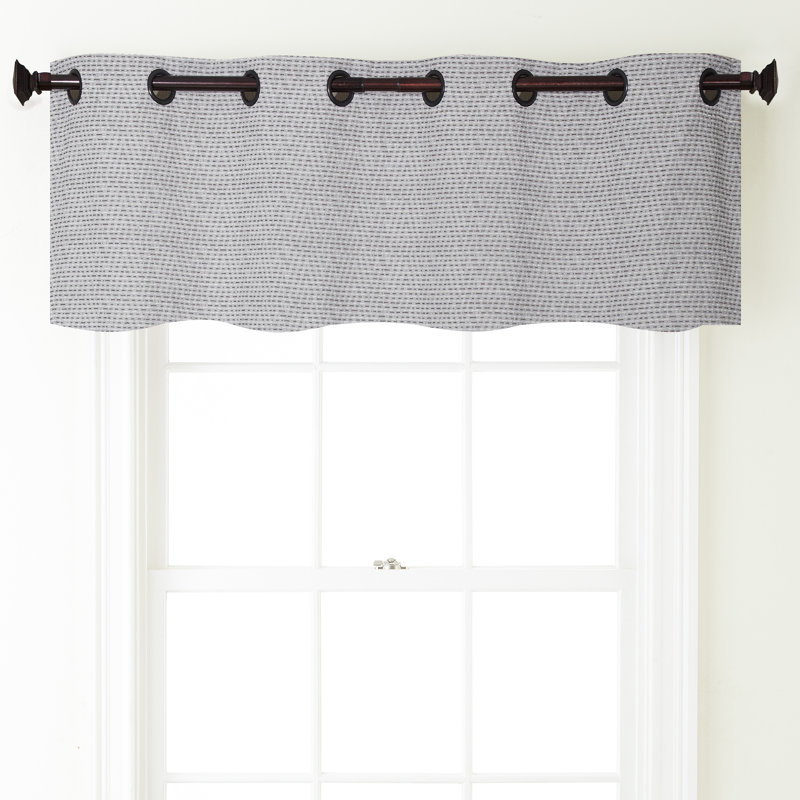 Amelio Tailored Window Valance, Aluminum