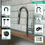 Robinet de cuisine hansgrohe Talis N HighArc, rétractable à 2 jets de style A, 1,75 gal / min-90858697