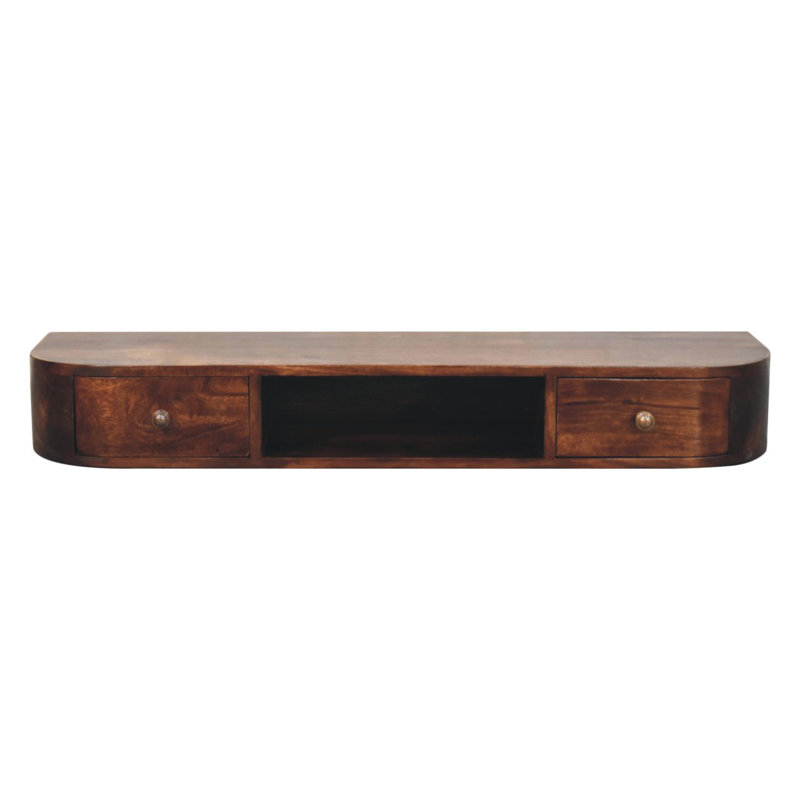 Console flottante 2 tiroirs Gerall Lunar