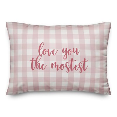  Coussin Love You The Mostest