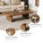 Modern Wood Coffee Table, Rectangler Sled Coffee Table for Livingroom-440808984-460332410