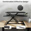Adjustable Metal Base Standing Desk Converter