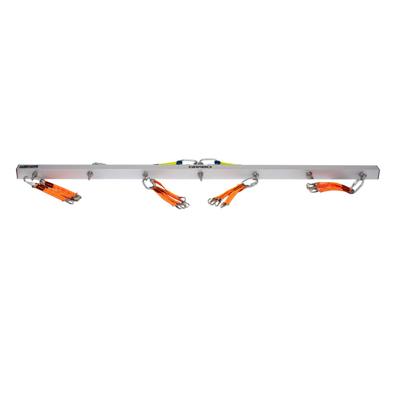 GRABO U-Hoist Steel Crane Bar for Four Vacuum Lifters, Forklift and Crane Slab Lifting Attachment