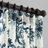 Althoff Floral Damask Printed Cotton Rod Pocket Room Darkening Curtains - Single Panel Drapes-793820094-764799131