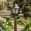 Lampadaire d'extérieur bronze antique