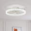 Ventilateur de plafond à intensité variable 18,9 po avec lumière DEL et télécommande