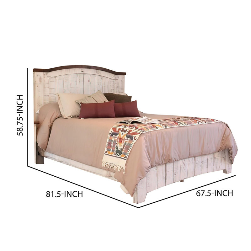 Lit standard en bois massif Brynulf, Grand