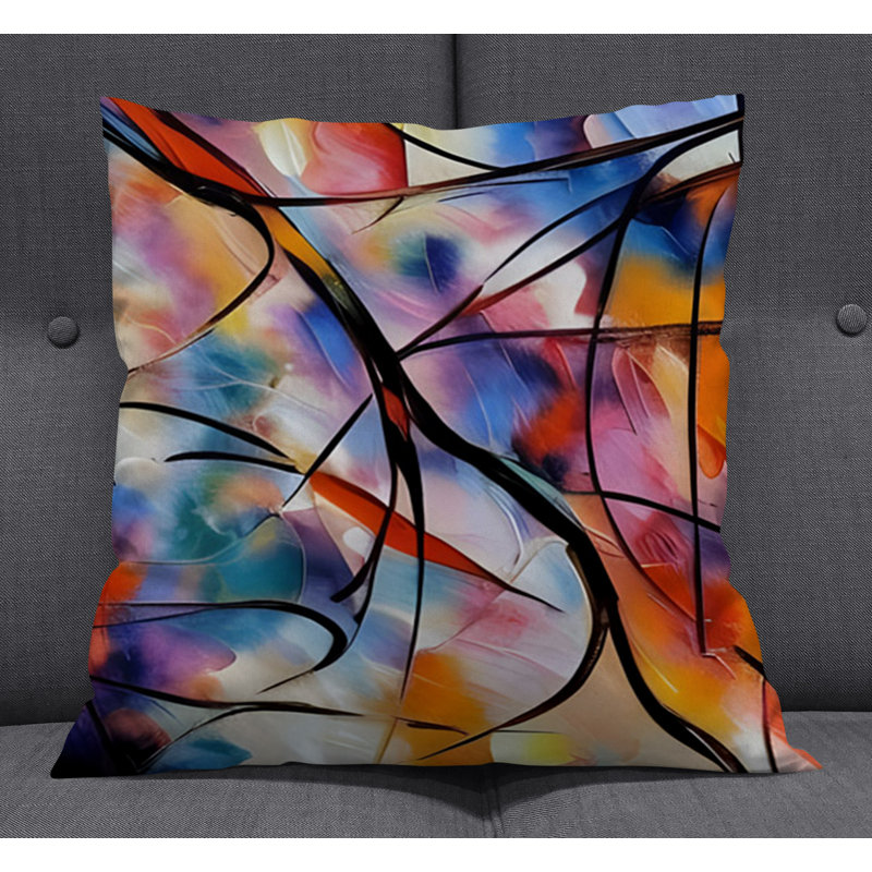 Coussin décoratif, Housse de coussin seulement - sans coussin, H 16 po x l 16 po
