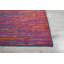 Tapis tissé à la machine abstrait 9 pi x 12 pi fuchsia