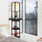 Maxwell 72 in. Traditional LED Energy Efficient 3-Drawer Shelf Floor Lamp-1875102056