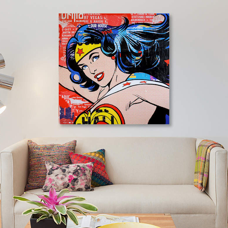 Leinwandbild Wonder Woman I von Michael Folkers