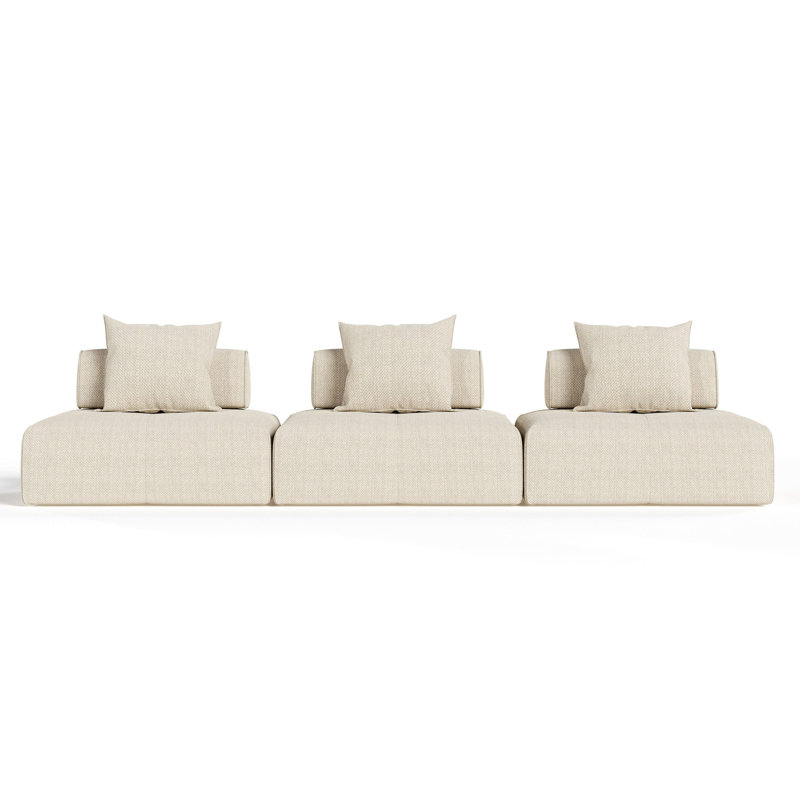 Canapé modulaire sans accoudoirs 127,5 po Tanieka