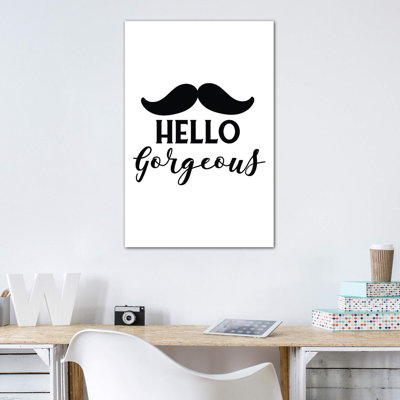 «Hello Goregous Novelty», reproduction d'art textuel