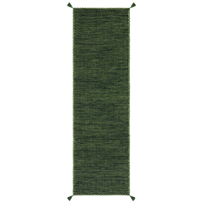 Montauk Hand Woven Cotton Rug, Runner 2'3" x 10'