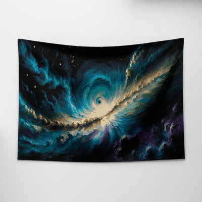 Space Cats Eye Nebula Wall Tapestry