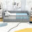Convertible Wood Platform Bed With Guardrails And Movable Design-1495854915-1495854912