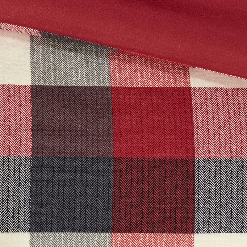 Housse de couette en tissu à chevrons avec textures d'oreiller chaudes, Housse de couette double + 5 pièces supplémentai