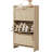 57.4'' H Rattan Shoe Cabinet with 2 Flip Drawers & Adjustable Shelves, Narrow Entryway Shoe Storage Organizer with Spacious Tabletop & Metal Handles-1348490604-1352821425