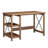 Mondovi 47.2"W Farmhouse Style Desk with Reversible Open Shelves