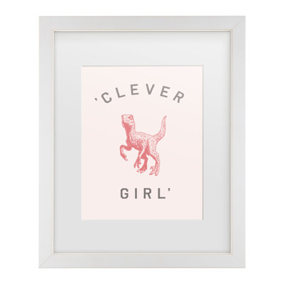 Bolog Florent Bodart Clever Girl Matted Framed Art