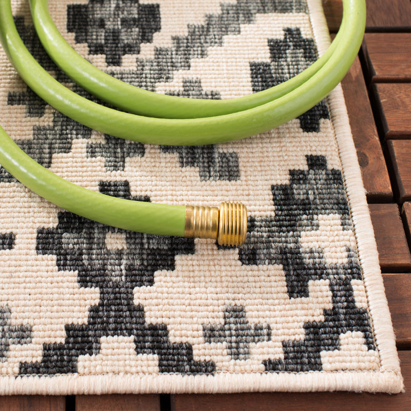 Tapis intérieur / extérieur Northpoint Veranda Southwestern, Tapis de couloir 2 pi 3 po x 8 pi