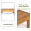 Table basse, teck