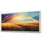 «Countryside Rainbow Over The Wheat Fields II», art mural arc-en-ciel pour le salon-839387545-839387546