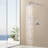 Topcraft 10 in Rainfall Showerhead Complete Shower System with Handheld Shower-114457776