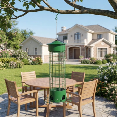 Elegant Hanging Tube Bird Feeder