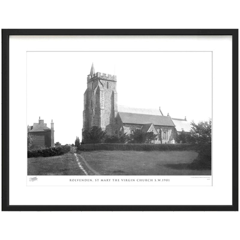 Rolvenden, St Mary The Virgin Church S.W.1901 by Francis Frith - Single Picture Frame Print, 40cm H x 50cm W x 2.3cm D