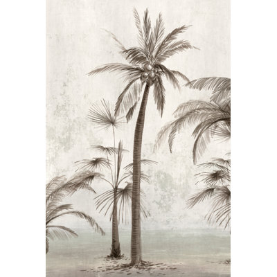 " Vintage Palm Trees II " by Ian C