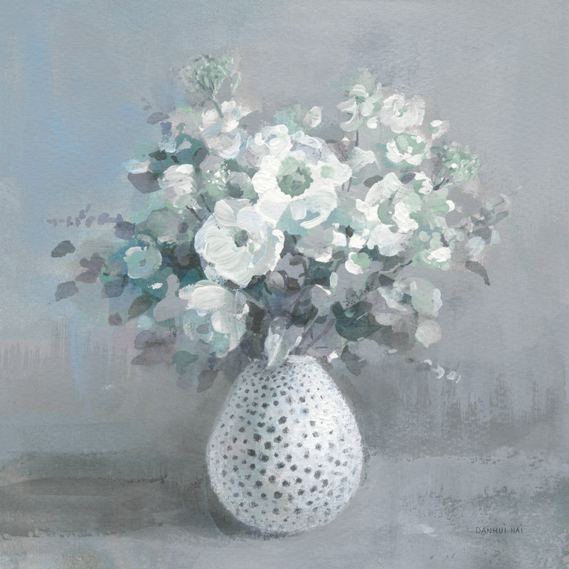 Touch of Spring II sauge, H 12 po x l 12 po, Oui, Cadre simple noir