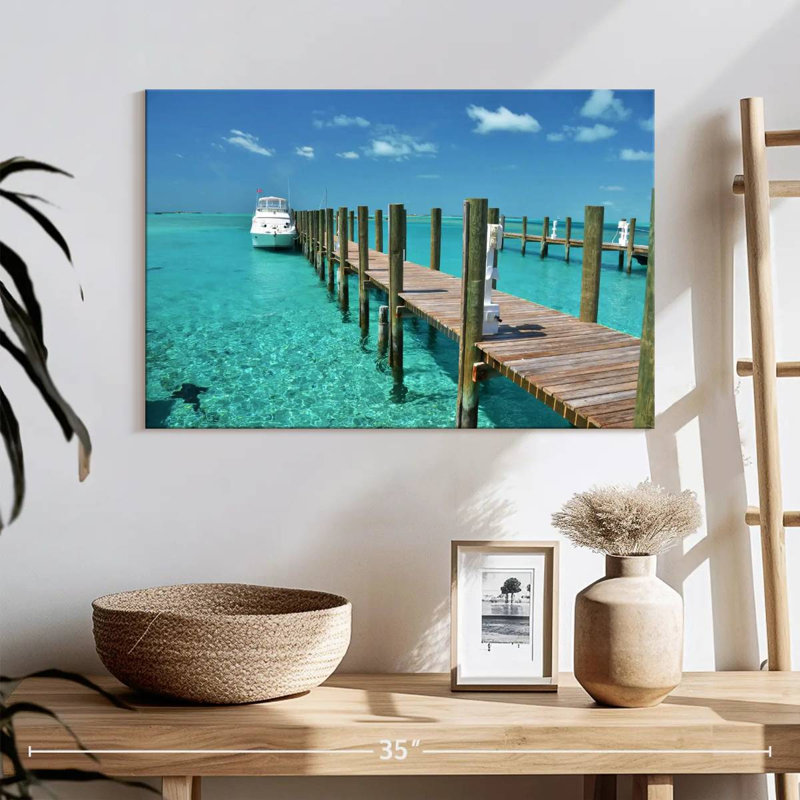 Staniel cay yacht dock Aletra, H 16 po x l 24 po