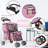 Foldable Pet Jogger Stroller-97866747