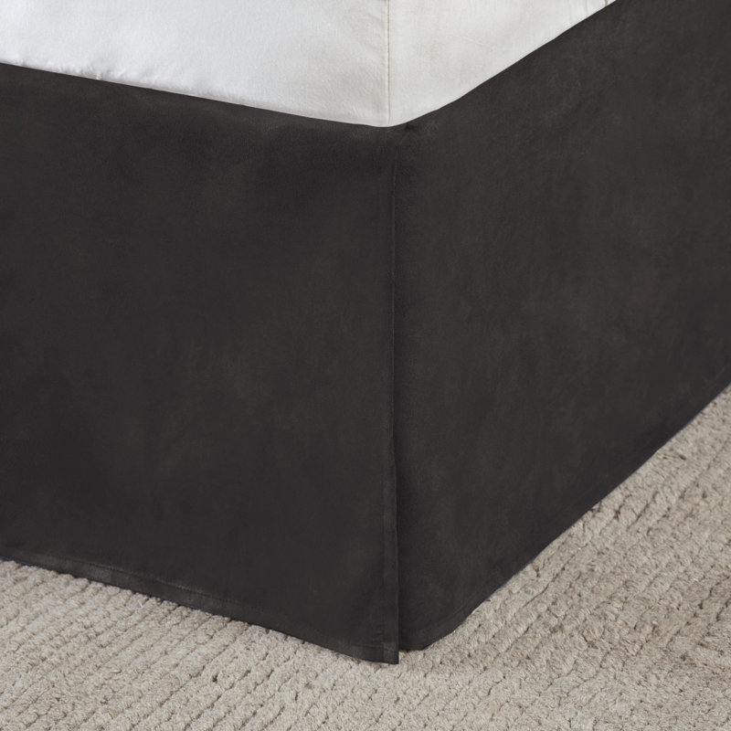 Édredon très grand en faux suède gris avec coussins décoratifs et doux - brodé