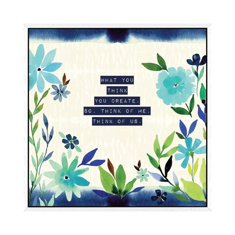 Think Of Us by Stephanie Ryan - Painting on Canvas, 66.04cm H x 66.04cm W x 3.81cm D, White Floater Framed