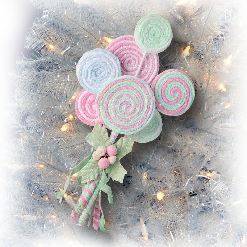 Grand choix de sucettes pastel givré