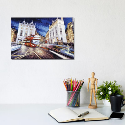 Piccadilly Circus III 1 Piece Wrapped Canvas Wall Art