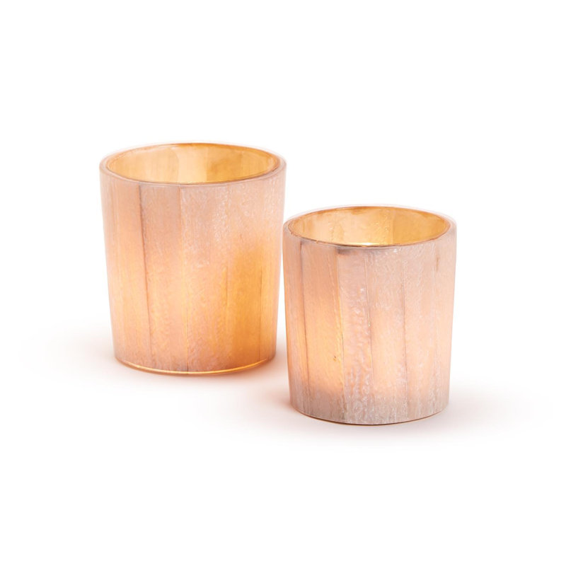 Ensemble de 2 porte-bougies Selenite Effect