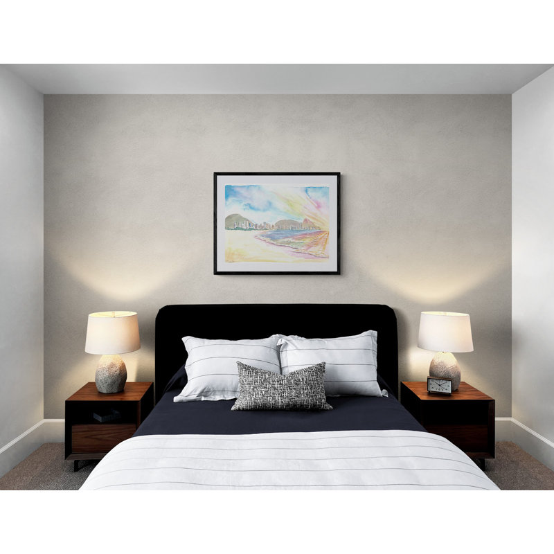 Beach Dreams At The Copacabana Rio De Janeiro Print by Martina Bleichner, Wrapped Canvas, 24" H x 32" W