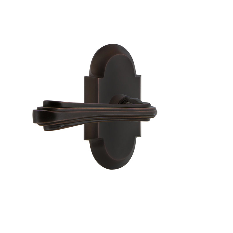 Cottage Plate Single Dummy with Fleur Lever, Right Handed, Timeless Bronze