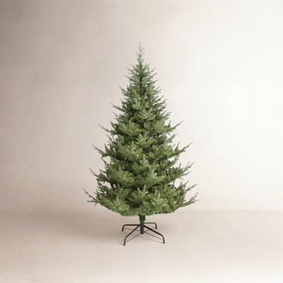 Flocked Pre-Lit Spuce Christmas Tree