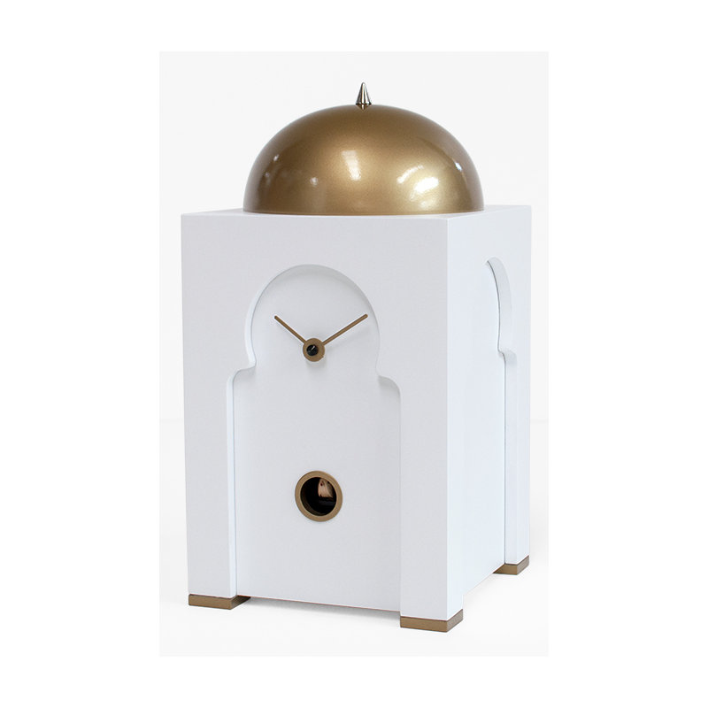Modern & Contemporary Analogue Tabletop Clock, White